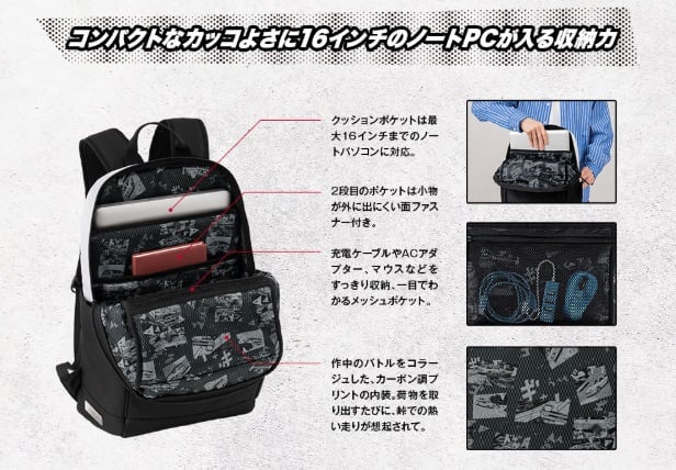 《頭文字D》AE86聯名電腦背包
